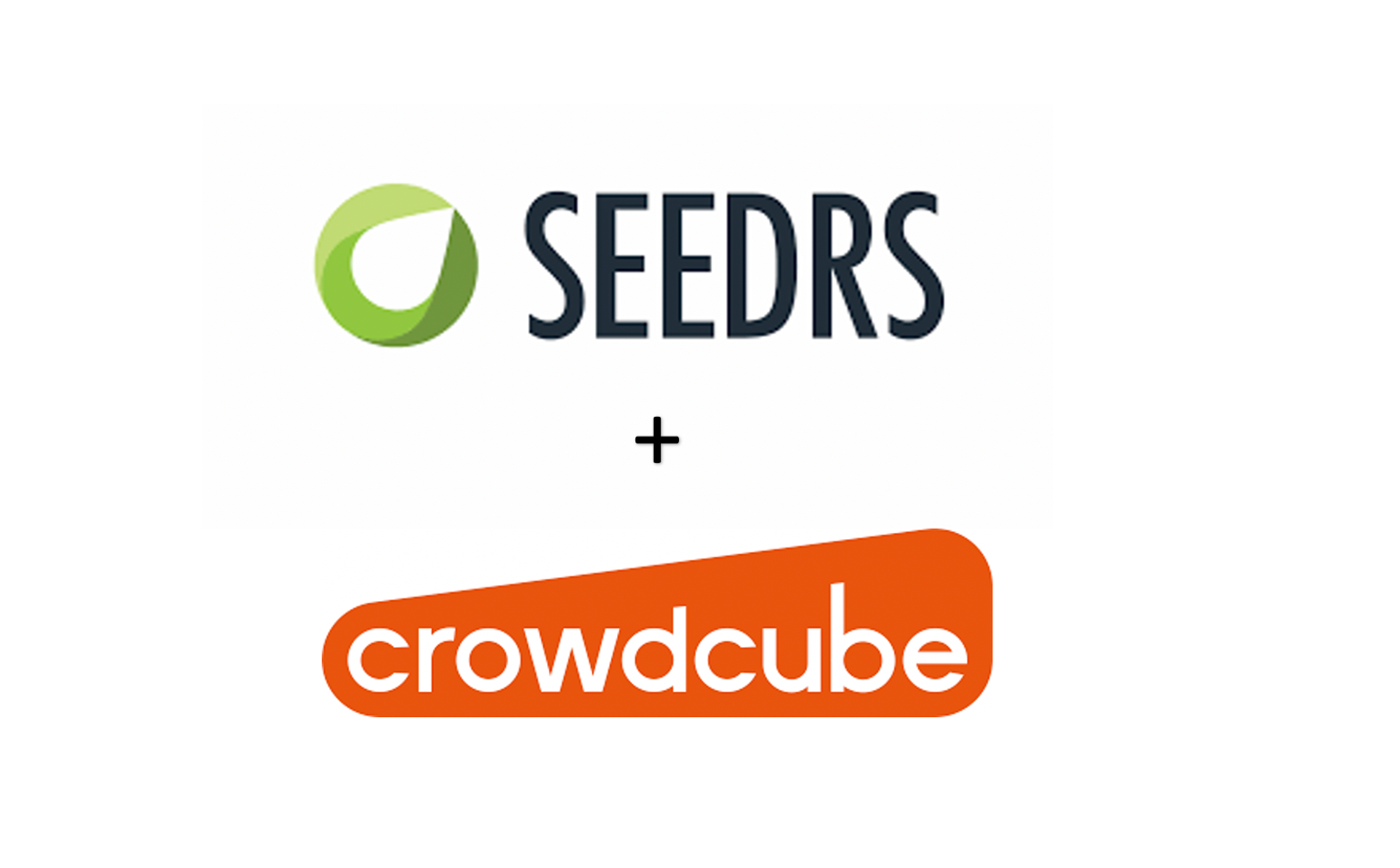 Seedrs logo plus crowdcube logo