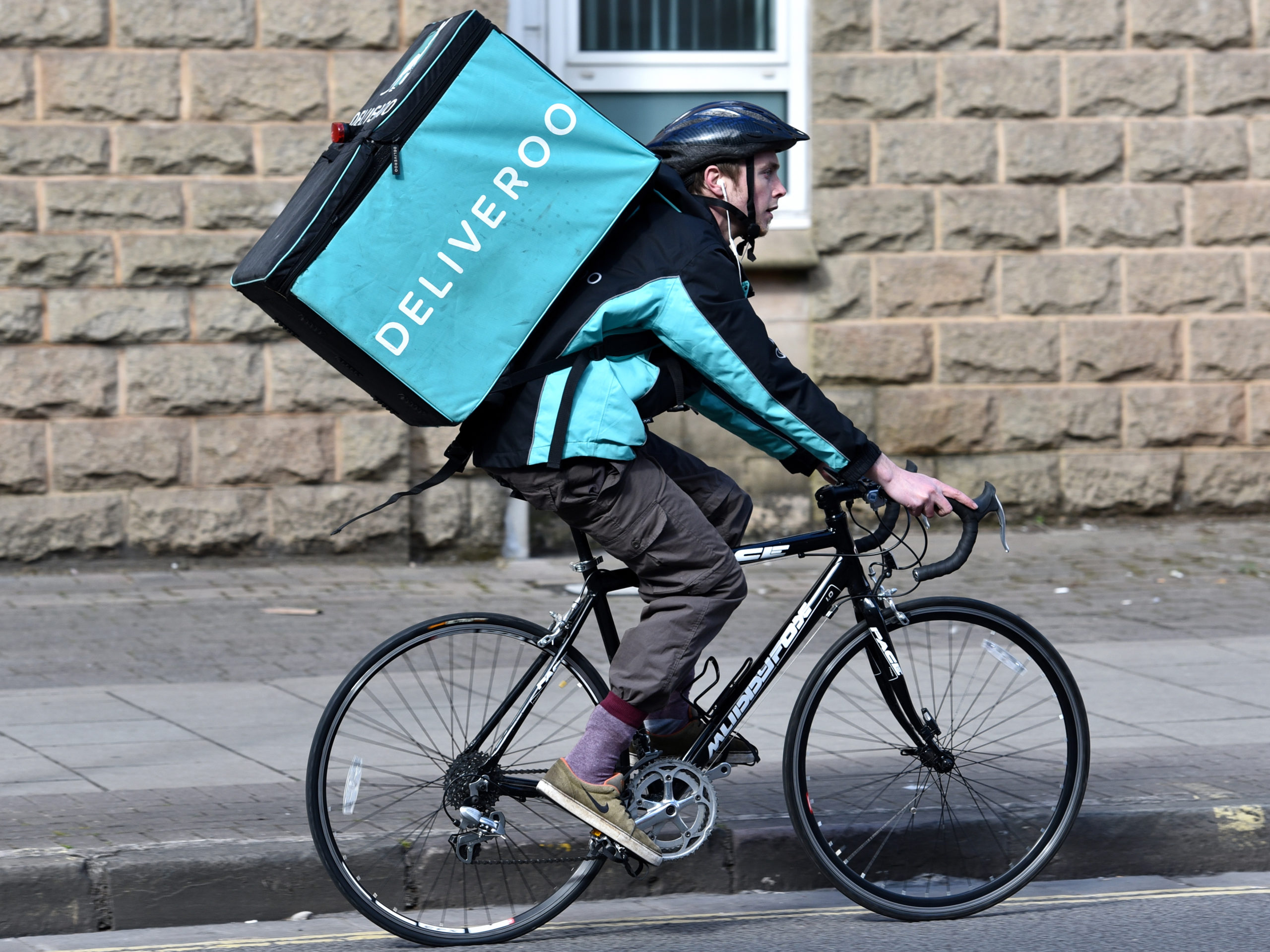 Deliveroo delivery bike